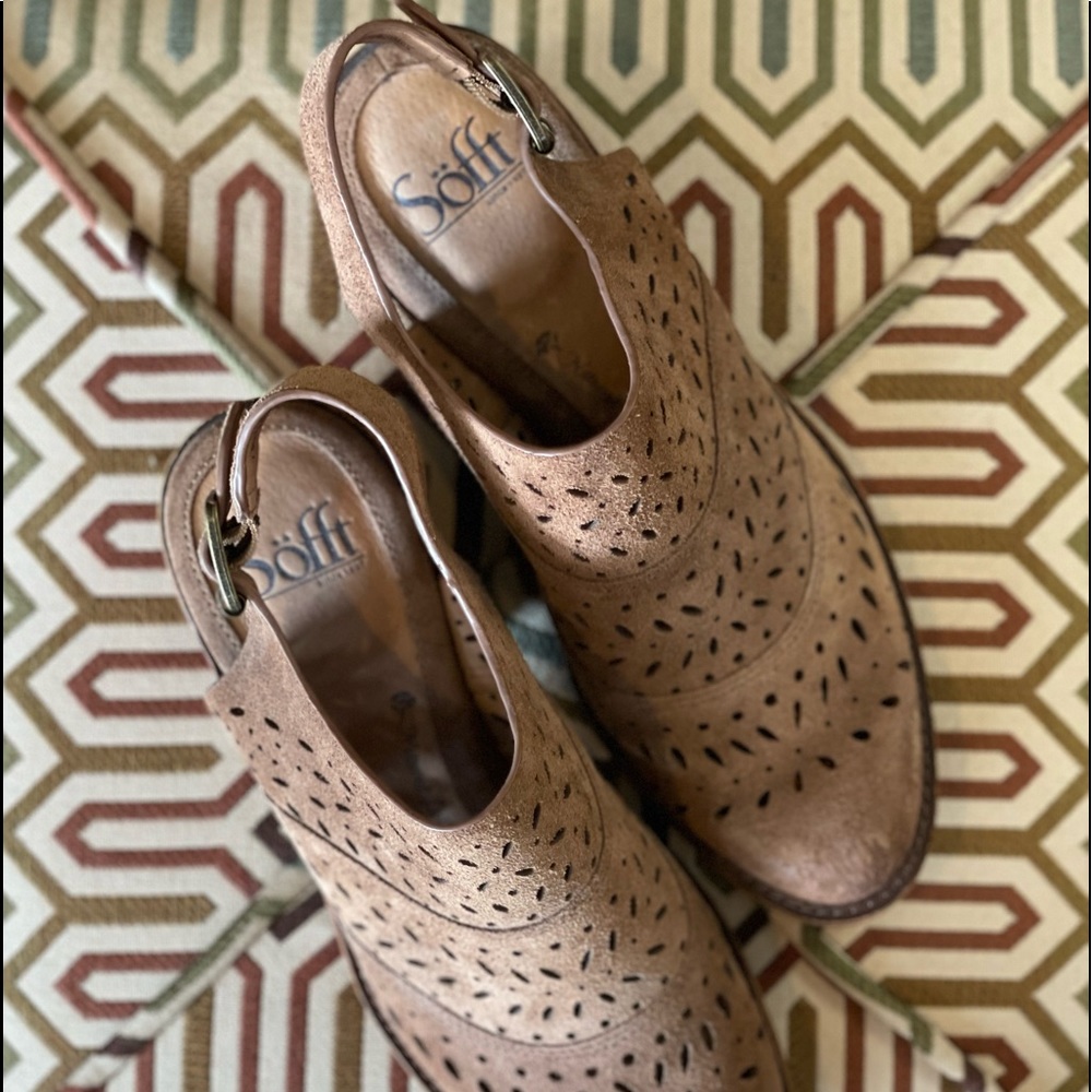 Sofft perforated open heel